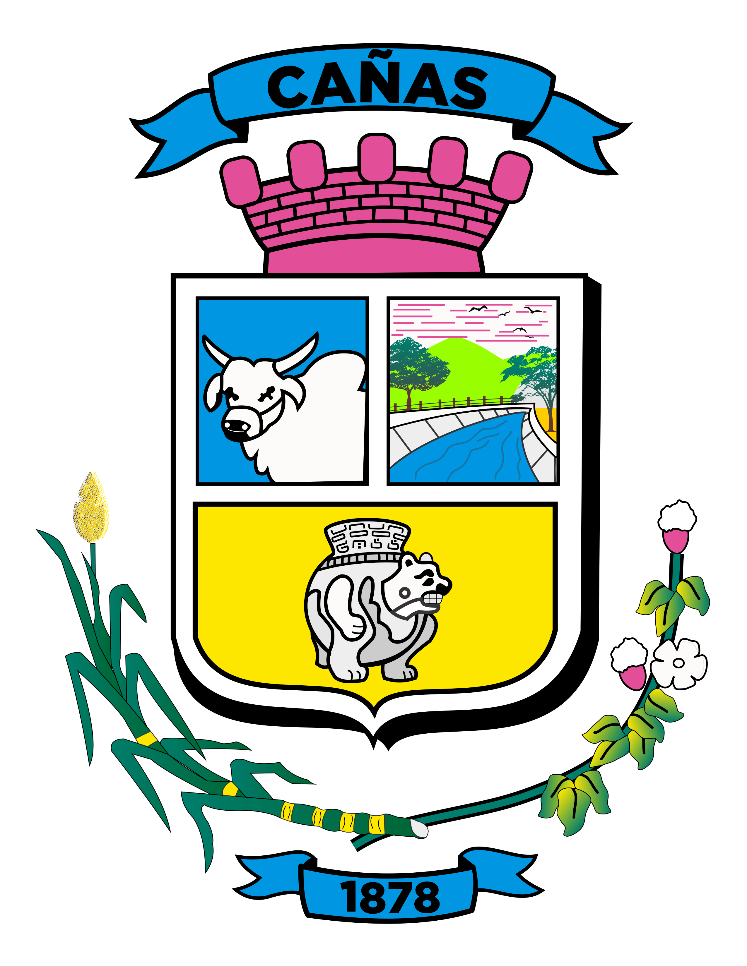 Escudo Municipalidad de Cañas